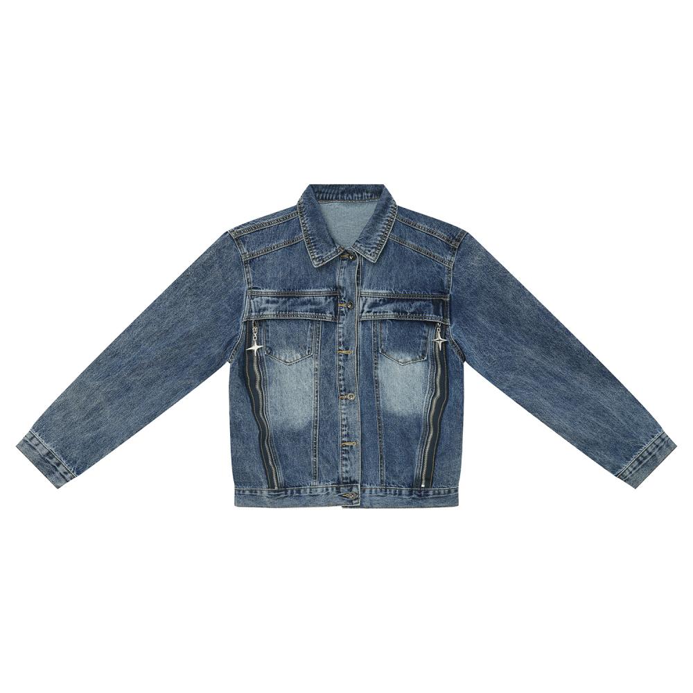 Womens  Jackets & Coats | Big Impact Studded Denim Jacket Jackets & Coats Jackets & Coats